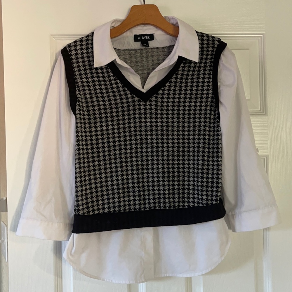 A. Byer Shirt/vest combo